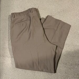 Classic Men's Brown Dress Pants Made in Italy